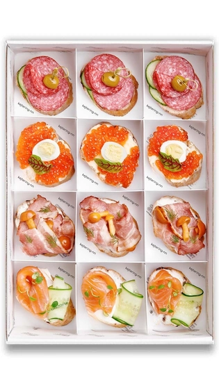 Ассорти брускетт "Столичное" — доставка боксов Нижний Новгород