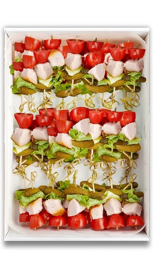 Канапе с грудкой «Коппа» и помидорами — доставка боксов Нижний Новгород