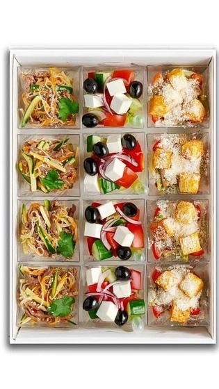 Ассорти мини-салатов №1 — доставка боксов Нижний Новгород