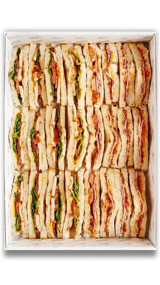 Мини-сэндвичи с цыпленком и ветчиной — доставка боксов Нижний Новгород