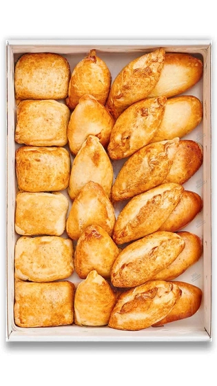 Ассорти пирожков — мясо, семга, грибы, капуста — доставка боксов Нижний Новгород