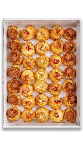 Ассорти профитролей «сладкое» №1 — доставка боксов Нижний Новгород