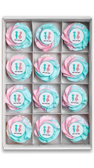 Сет капкейков гендер пати — доставка боксов Нижний Новгород