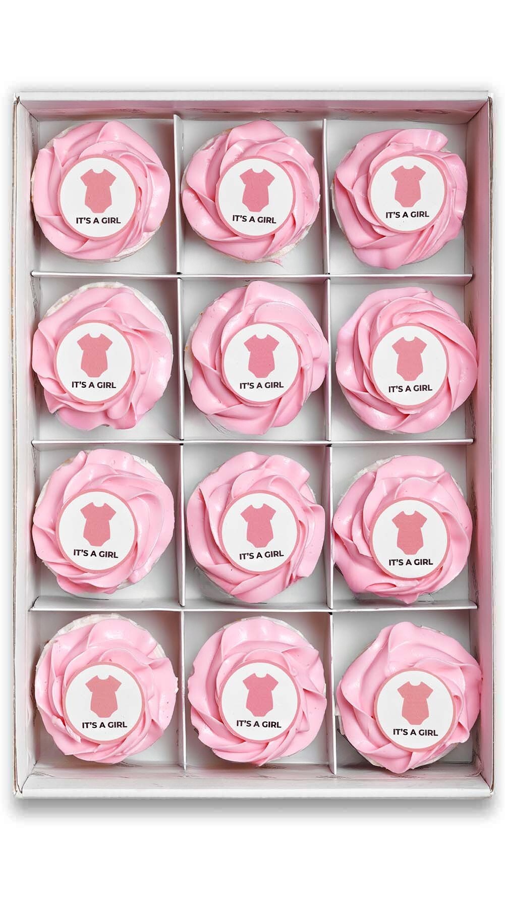 Сет розовых капкейков