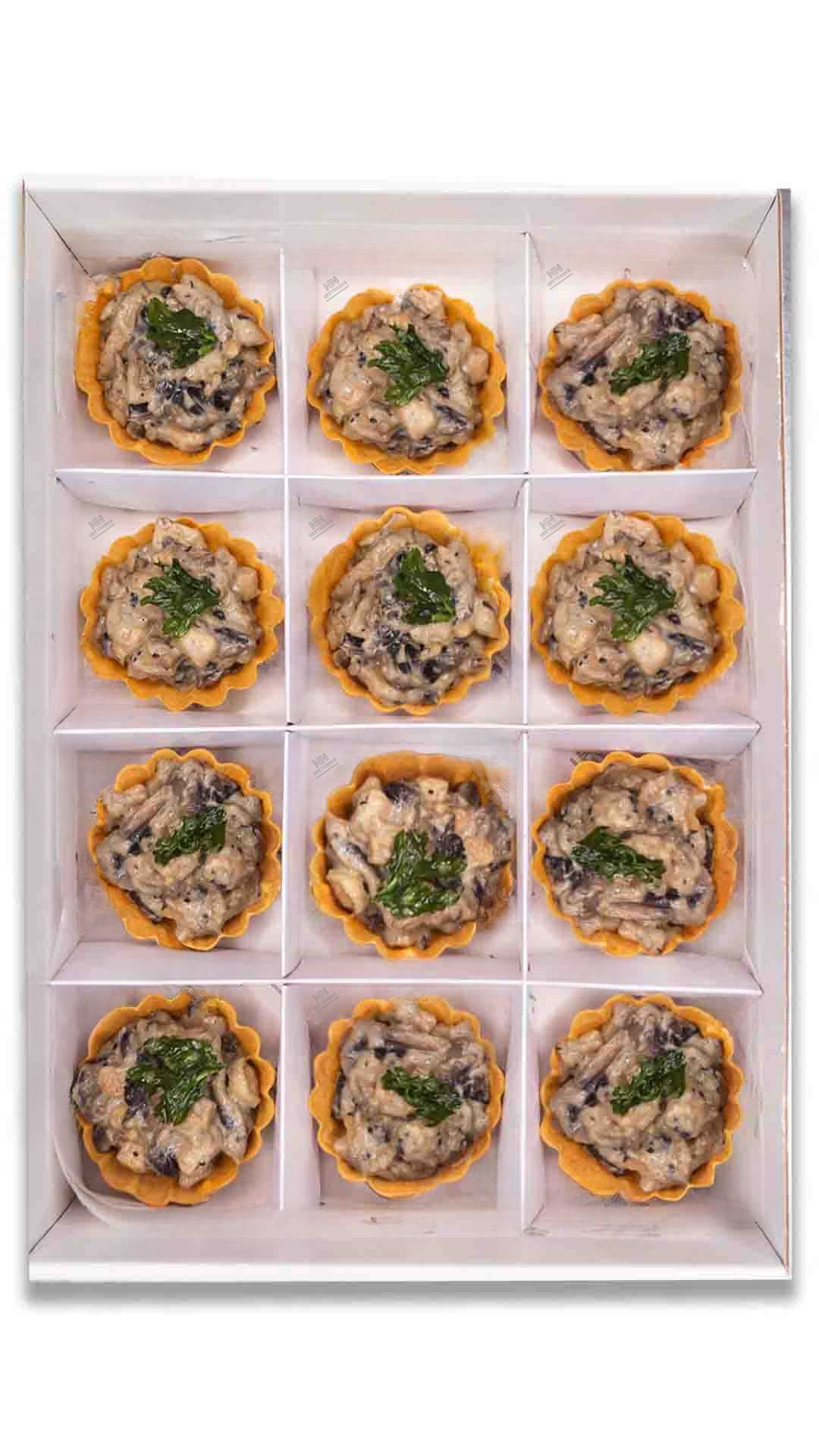 Мини-жульены с цыпленком и грибами