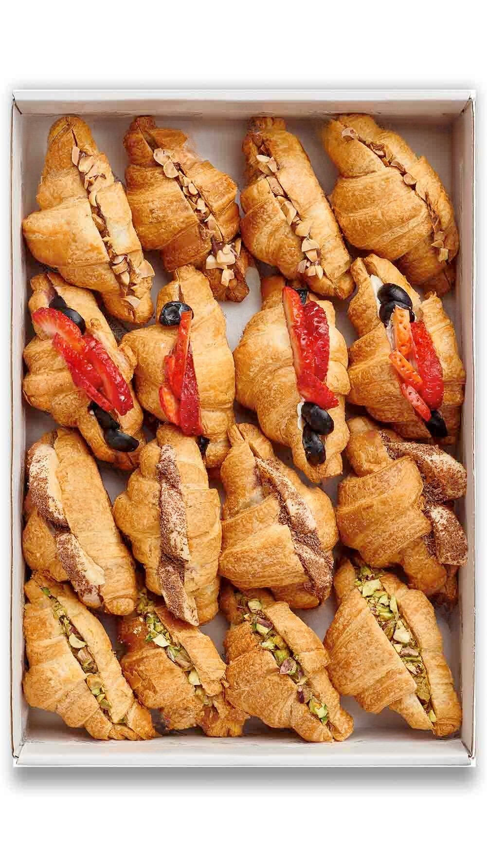 Сет сладких мини-круассанов