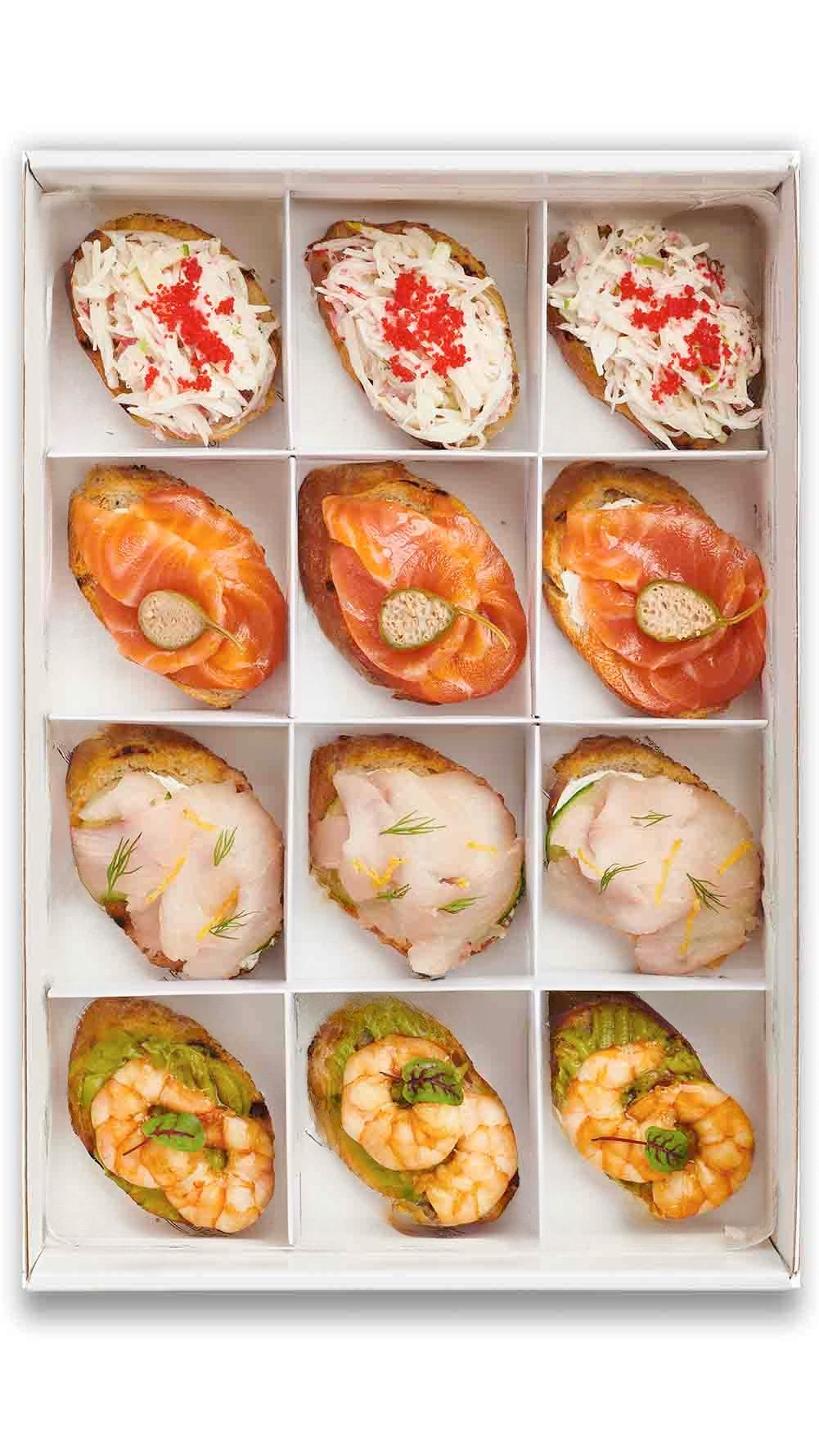 Ассорти брускетт «средиземноморский»